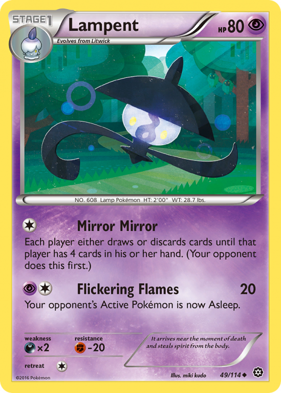 Lampent 49/114 XY Steam Siege