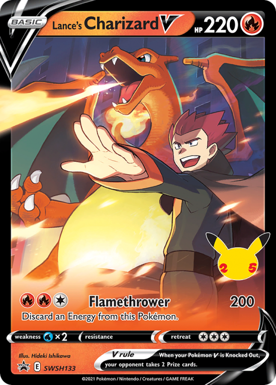 Lance's Charizard V SWSH133/103 Sword & Shield SWSH Black Star Promos