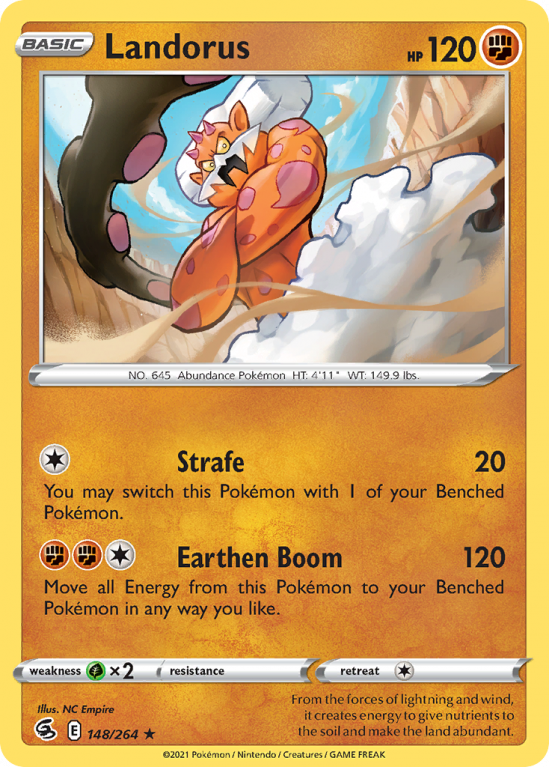 Landorus 148/264 Sword & Shield Fusion Strike