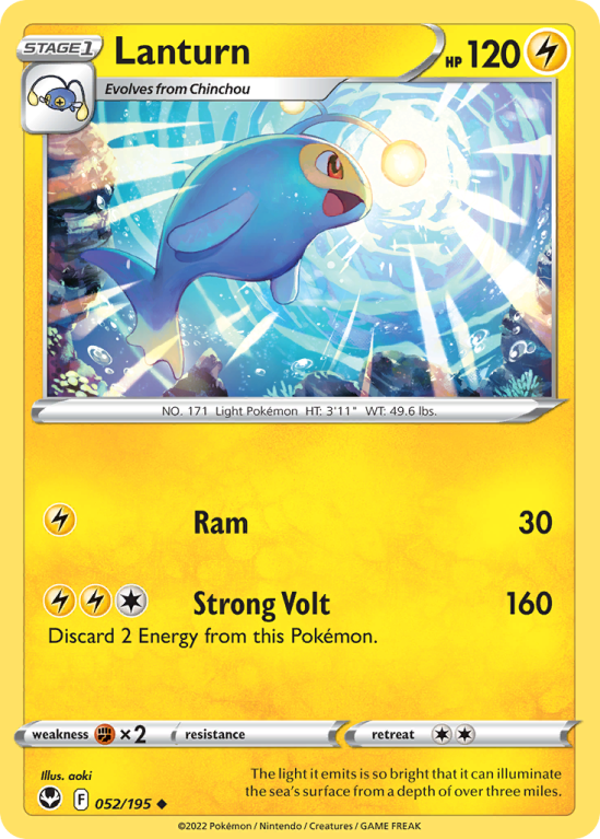 Lanturn 52/195 Sword & Shield Silver Tempest