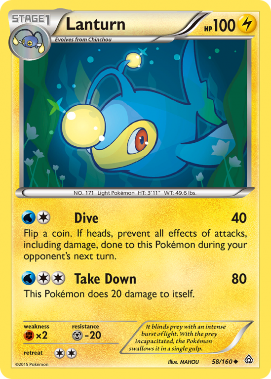 Lanturn 58/160 XY Primal Clash
