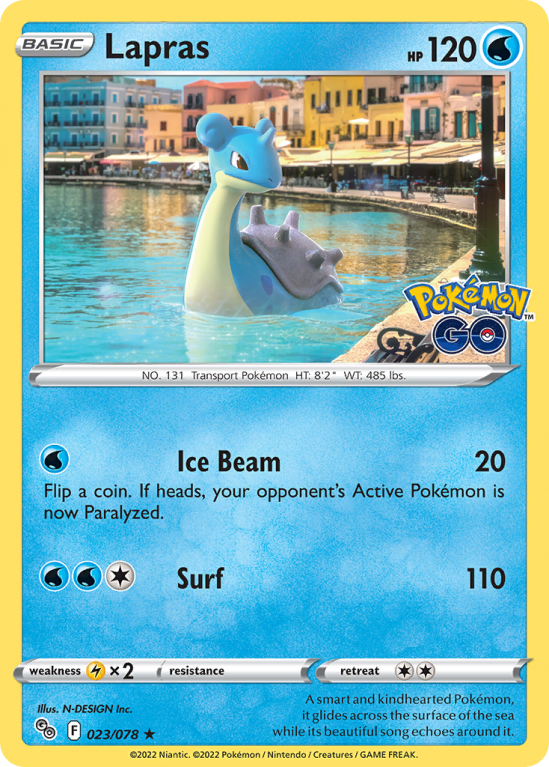 Lapras 23/78 Sword & Shield Pokémon GO