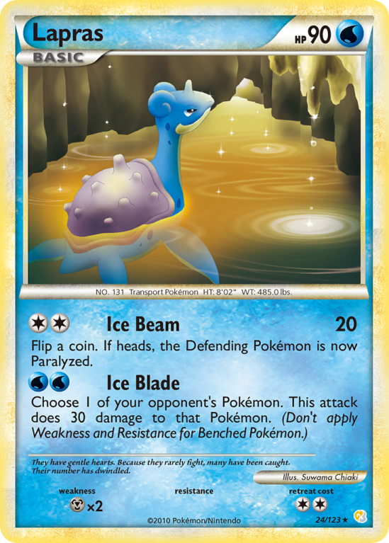 Lapras 24/123 HeartGold & SoulSilver HeartGold & SoulSilver