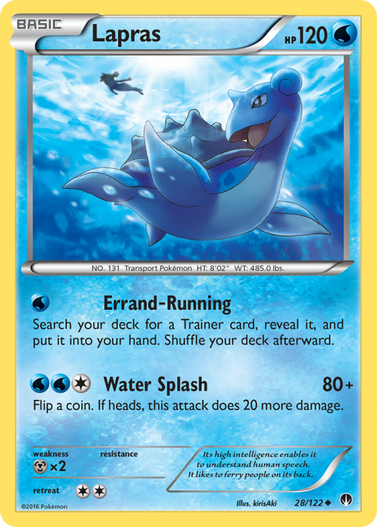 Lapras 28/122 XY BREAKpoint