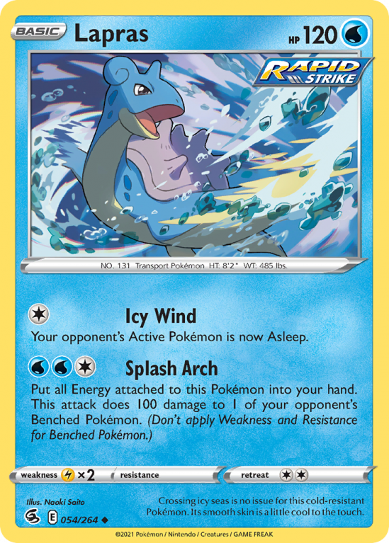 Lapras 54/264 Sword & Shield Fusion Strike