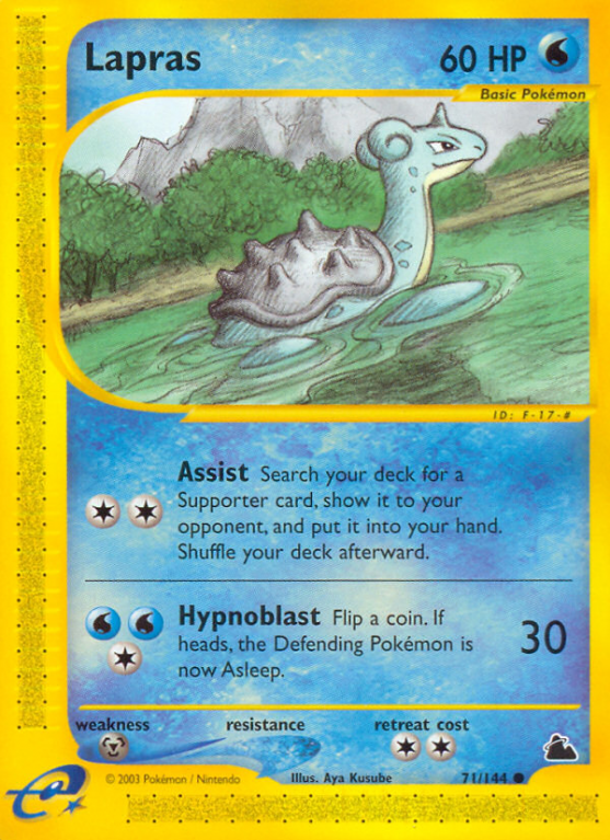 Lapras 71/182 E-Card Skyridge