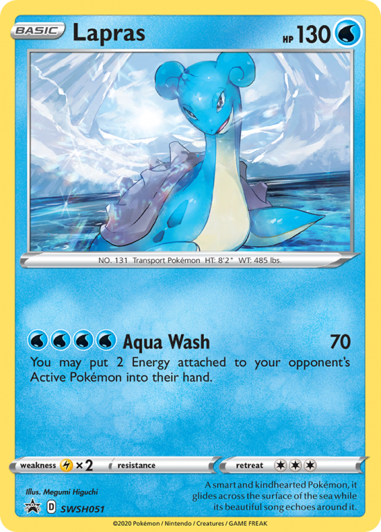 Lapras SWSH051/103 Sword & Shield SWSH Black Star Promos