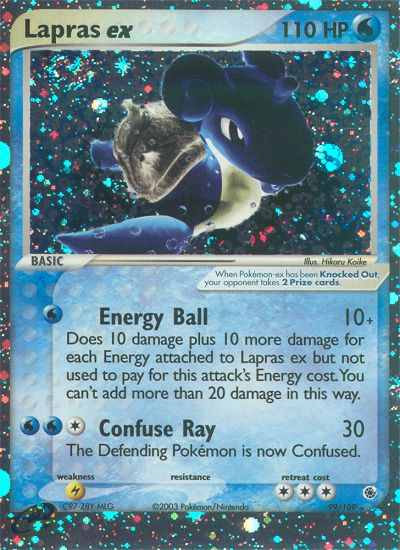 Lapras ex 99/109 EX Ruby & Sapphire