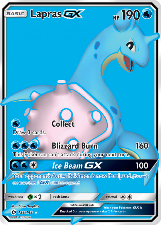 Lapras-GX 139/149 Sun & Moon Sun & Moon