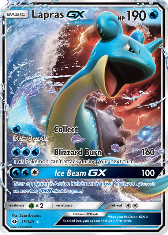 Lapras-GX 35/149 Sun & Moon Sun & Moon