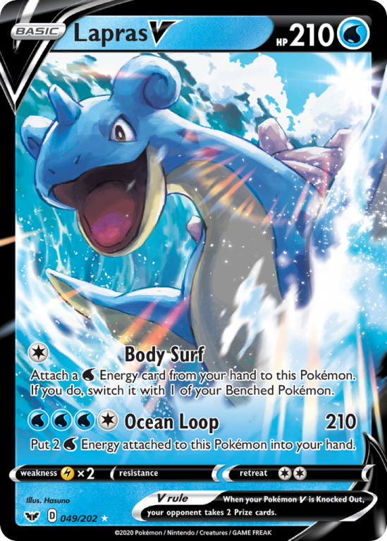 Lapras V 49/202 Sword & Shield Sword & Shield