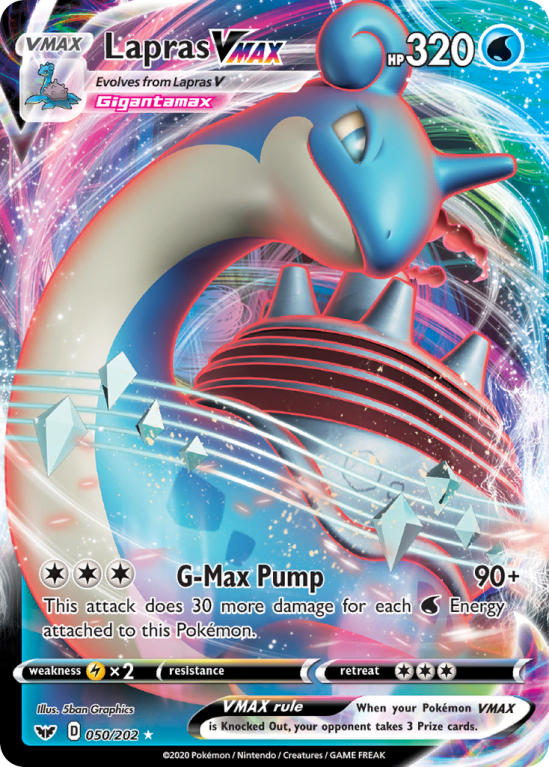 Lapras VMAX 50/202 Sword & Shield Sword & Shield