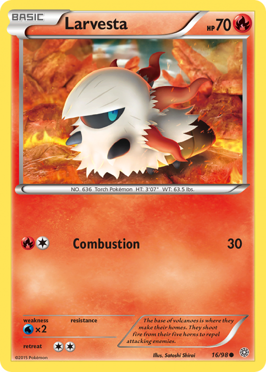 Larvesta 16/98 XY Ancient Origins