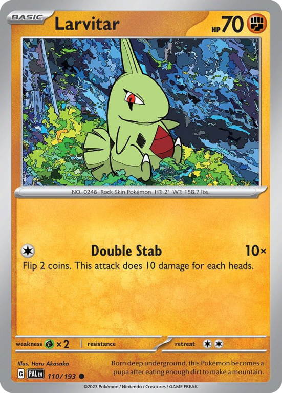 Larvitar 110/193 Scarlet & Violet Paldea Evolved