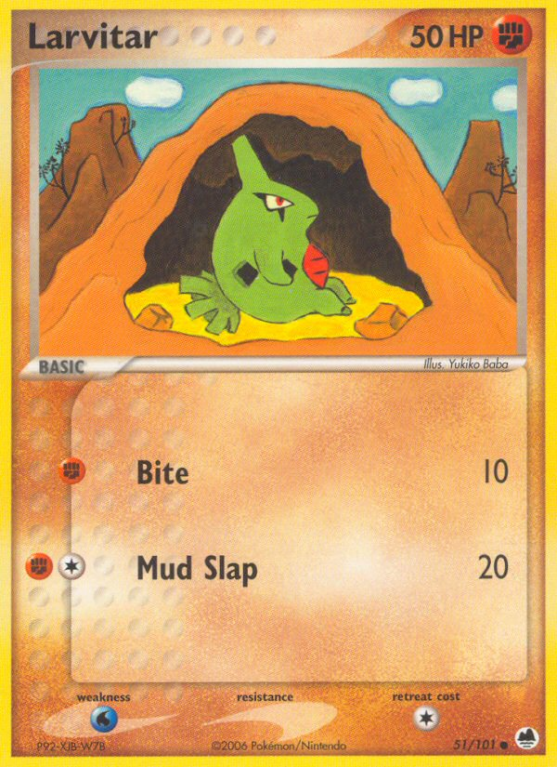 Larvitar 51/101 EX Dragon Frontiers