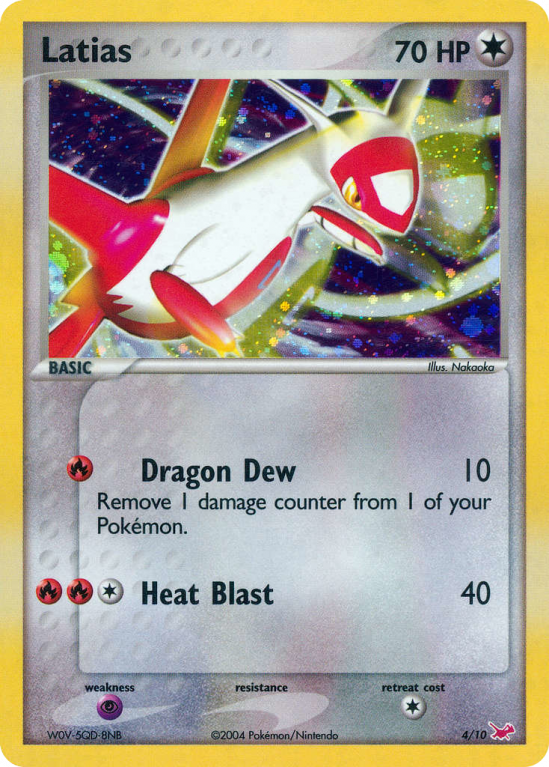Latias 4/10 EX EX Trainer Kit Latias