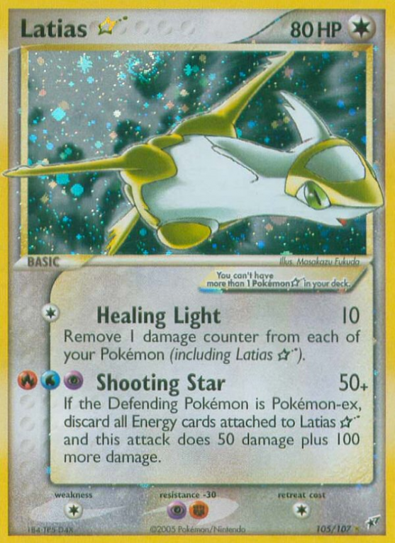 Latias Star 105/107 EX Deoxys