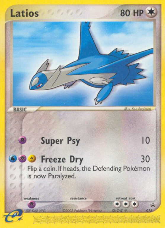 Latios 15/40 NP Nintendo Black Star Promos