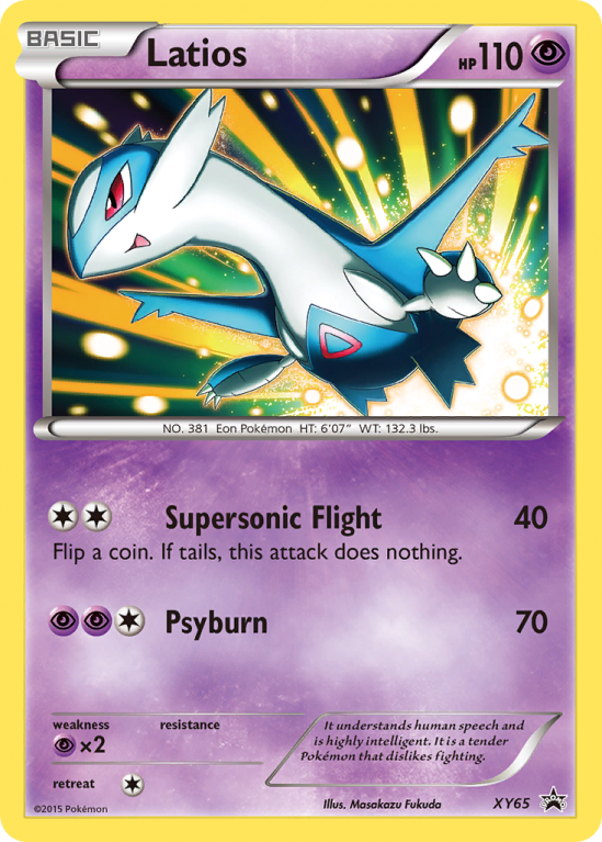 Latios XY65/183 XY XY Black Star Promos