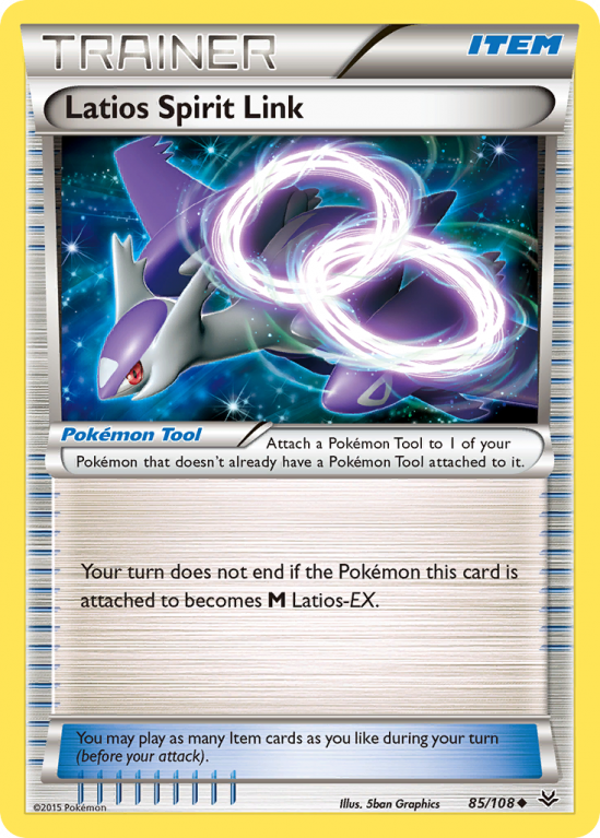 Latios Spirit Link 85/108 XY Roaring Skies