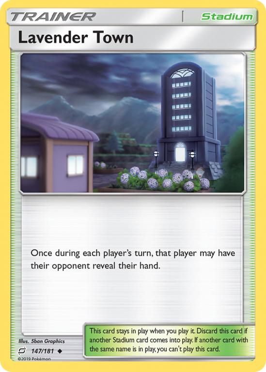 Lavender Town 147/181 Sun & Moon Team Up