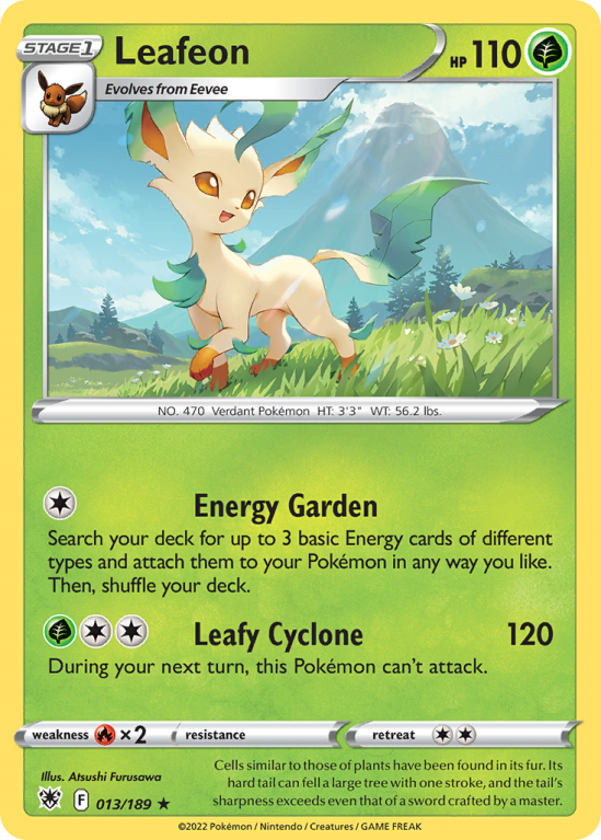 Leafeon 13/189 Sword & Shield Astral Radiance