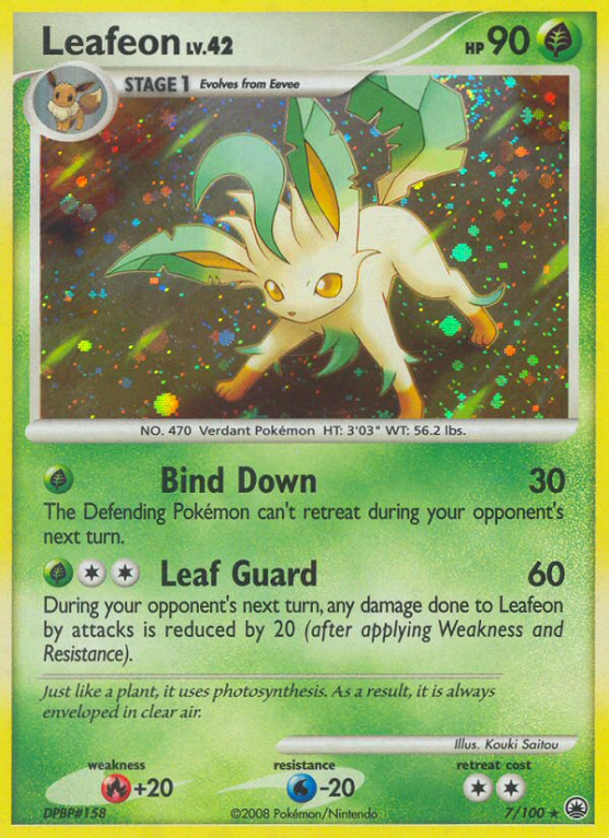 Leafeon 7/100 Diamond & Pearl Majestic Dawn