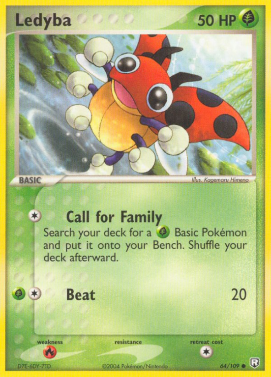 Ledyba 64/109 EX Team Rocket Returns