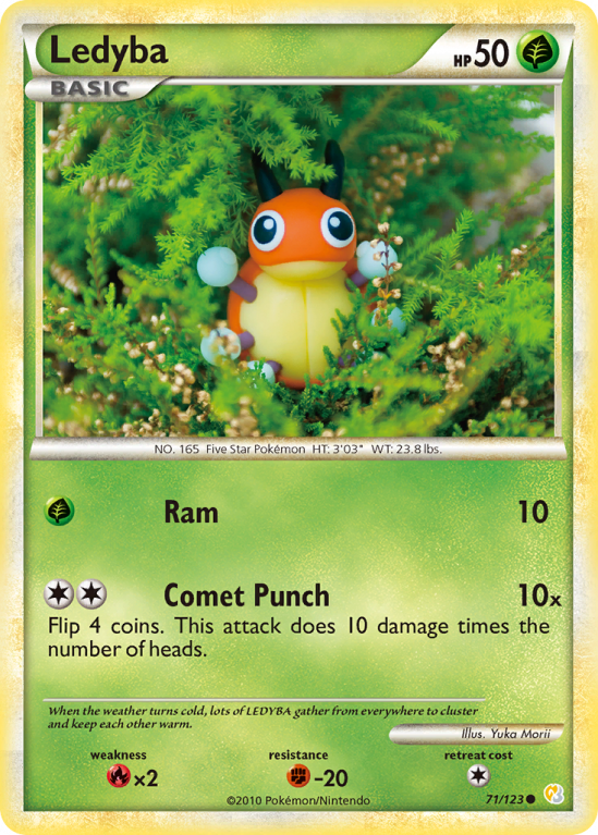 Ledyba 71/123 HeartGold & SoulSilver HeartGold & SoulSilver