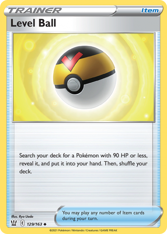 Level Ball 129/163 Sword & Shield Battle Styles