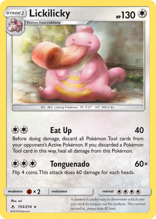 Lickilicky 153/214 Sun & Moon Unbroken Bonds