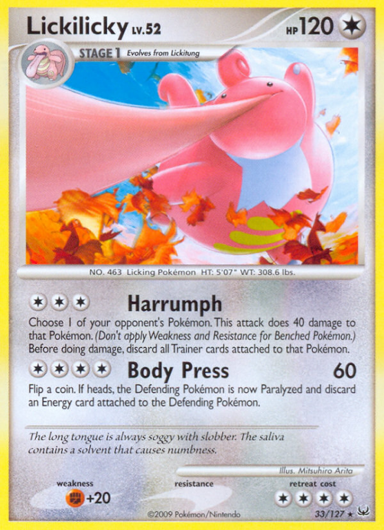Lickilicky 33/127 Platinum Platinum