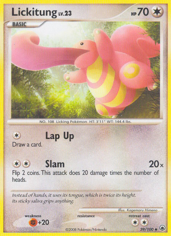 Lickitung 39/100 Diamond & Pearl Majestic Dawn