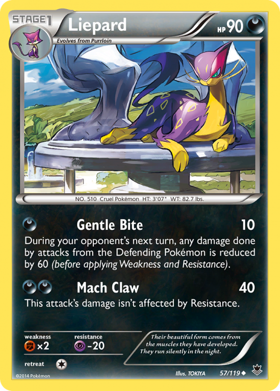 Liepard 57/119 XY Phantom Forces