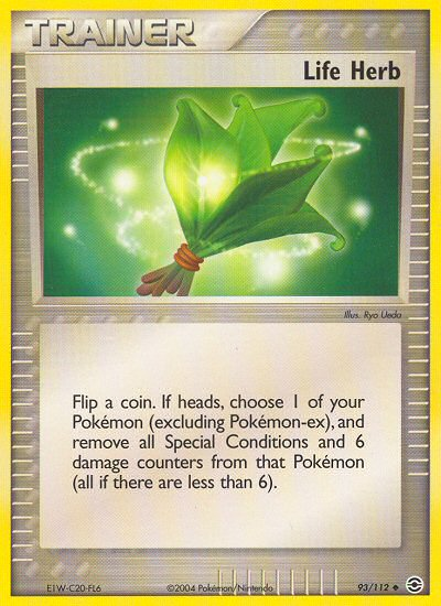 Life Herb 93/112 EX FireRed & LeafGreen