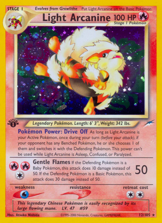Light Arcanine 12/113 Neo Neo Destiny
