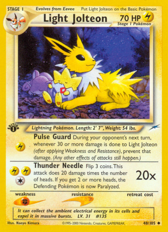 Light Jolteon 48/113 Neo Neo Destiny