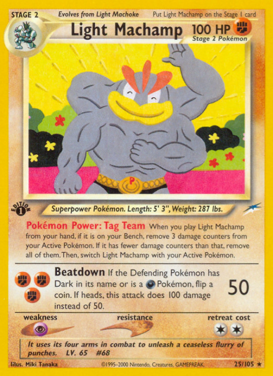 Light Machamp 25/113 Neo Neo Destiny
