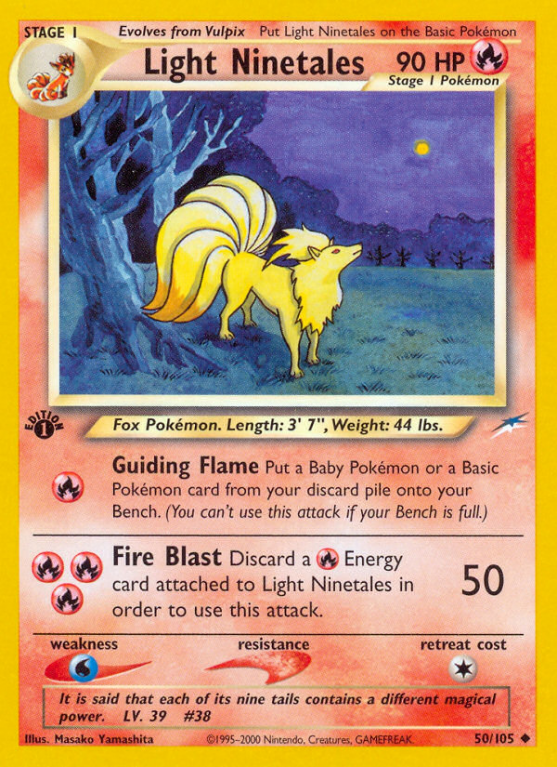 Light Ninetales 50/113 Neo Neo Destiny