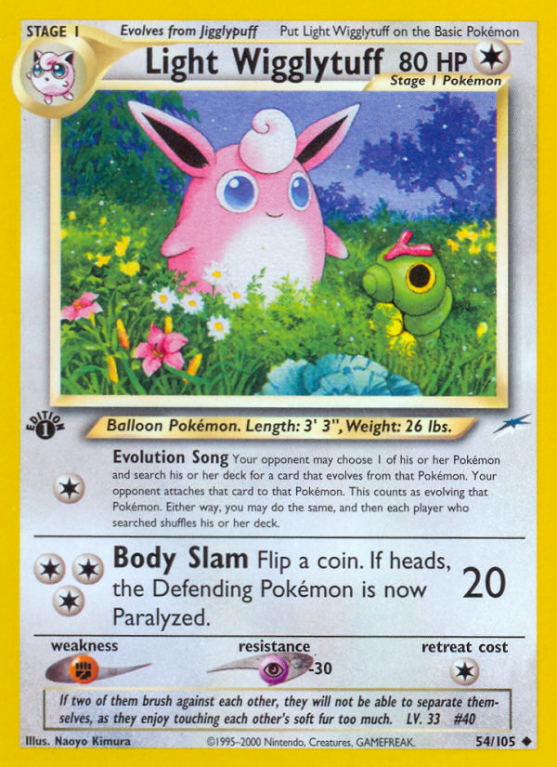 Light Wigglytuff 54/113 Neo Neo Destiny