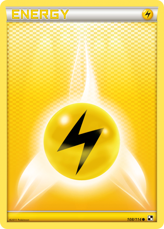 Lightning Energy 108/114 Black & White Black & White