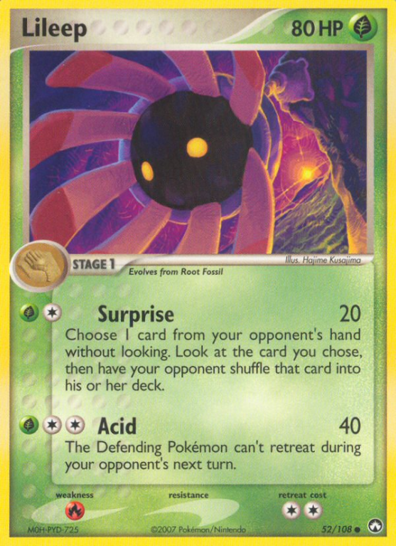 Lileep 52/108 EX Power Keepers