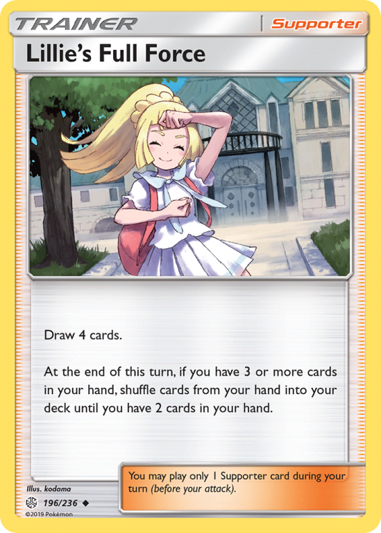 Lillie's Full Force 196/236 Sun & Moon Cosmic Eclipse