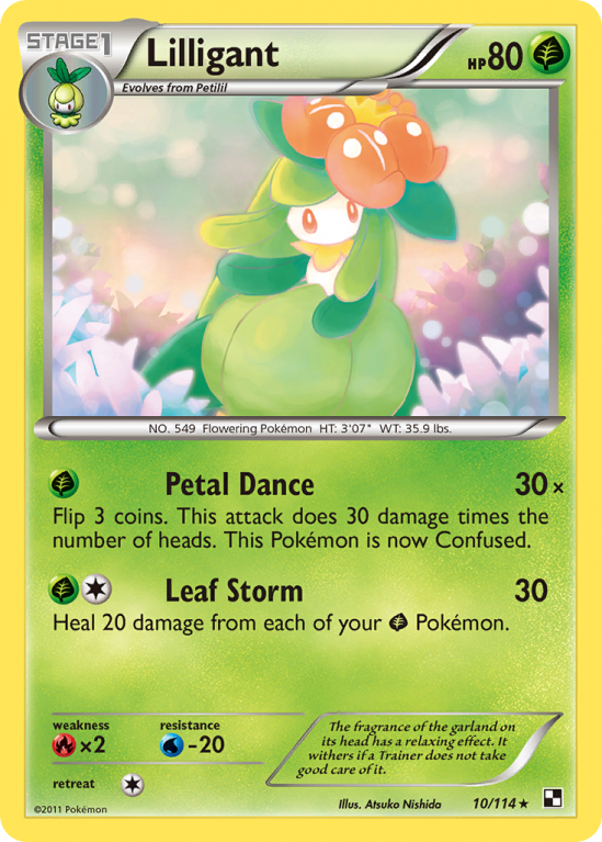 Lilligant 10/114 Black & White Black & White