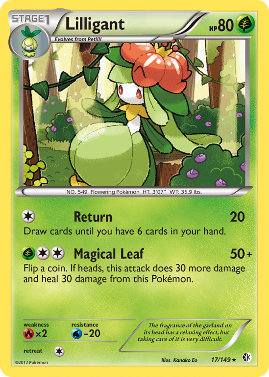 Lilligant 17/149 Black & White Boundaries Crossed