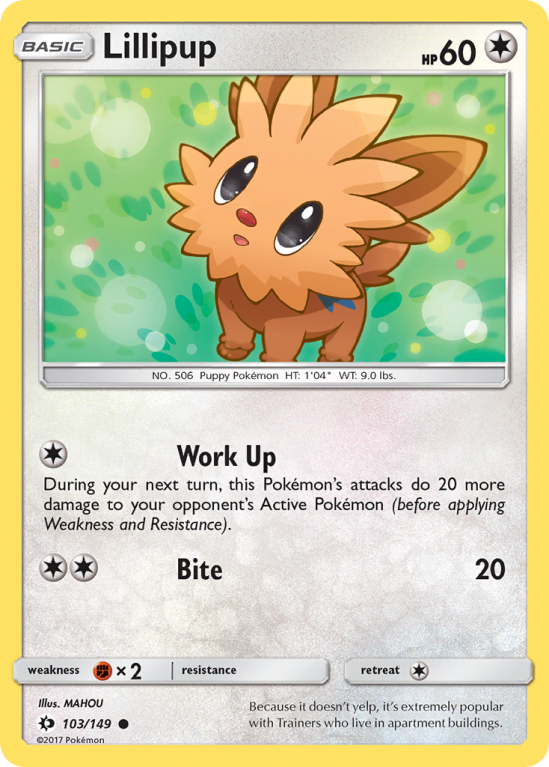Lillipup 103/149 Sun & Moon Sun & Moon