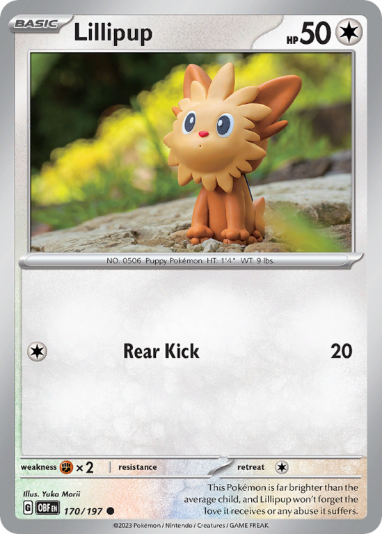 Lillipup 170/197 Scarlet & Violet Obsidian Flames