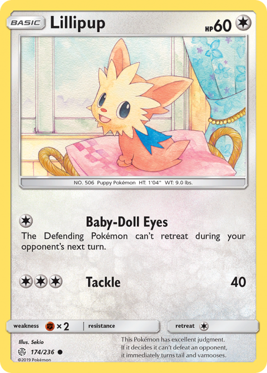 Lillipup 174/236 Sun & Moon Cosmic Eclipse