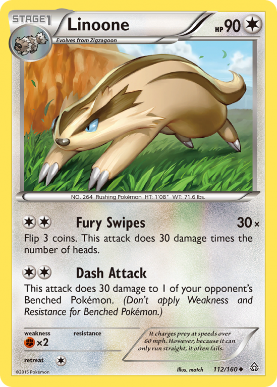 Linoone 112/160 XY Primal Clash