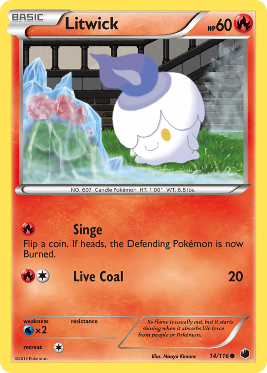 Litwick 14/116 Black & White Plasma Freeze